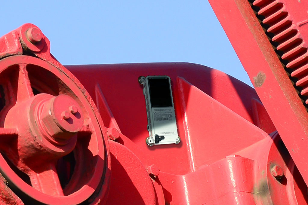 Satellite Pumpjack Monitoring Installation on Pumpjack